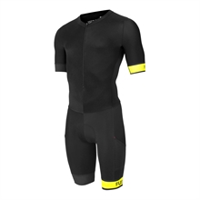Fusion Speed Suit with pocket Black/Yellow - Unisex