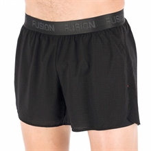 Fusion Sli Run Shorts Black - Herr